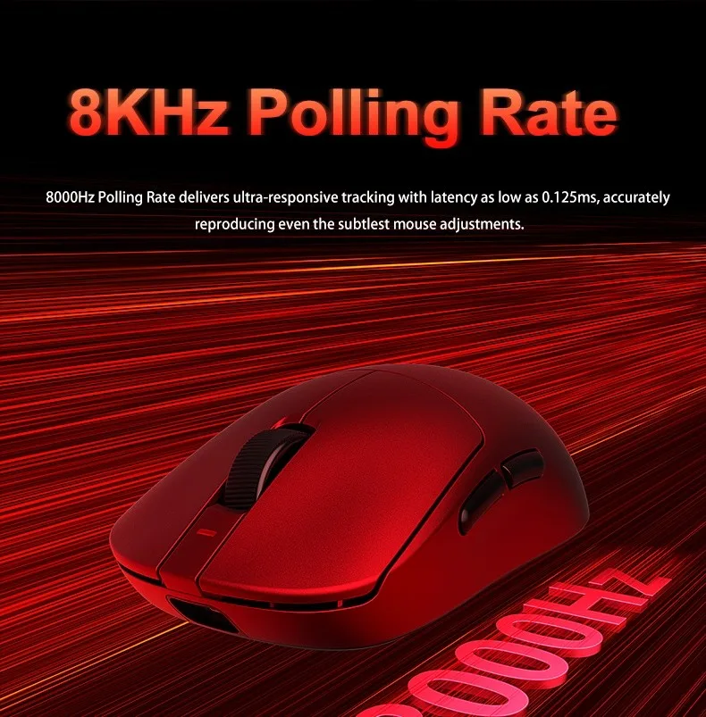AULA V9 Pro Ultra-Lightweight Tri-Mode Wireless Gaming Mouse Black