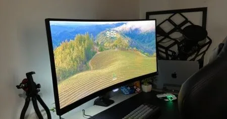 Philips 349P7FUBEB Brilliance 34inch WQHD 100hz Monitor with USB type C (Used) Bundled with MXG BMA-12U Single Monitor P