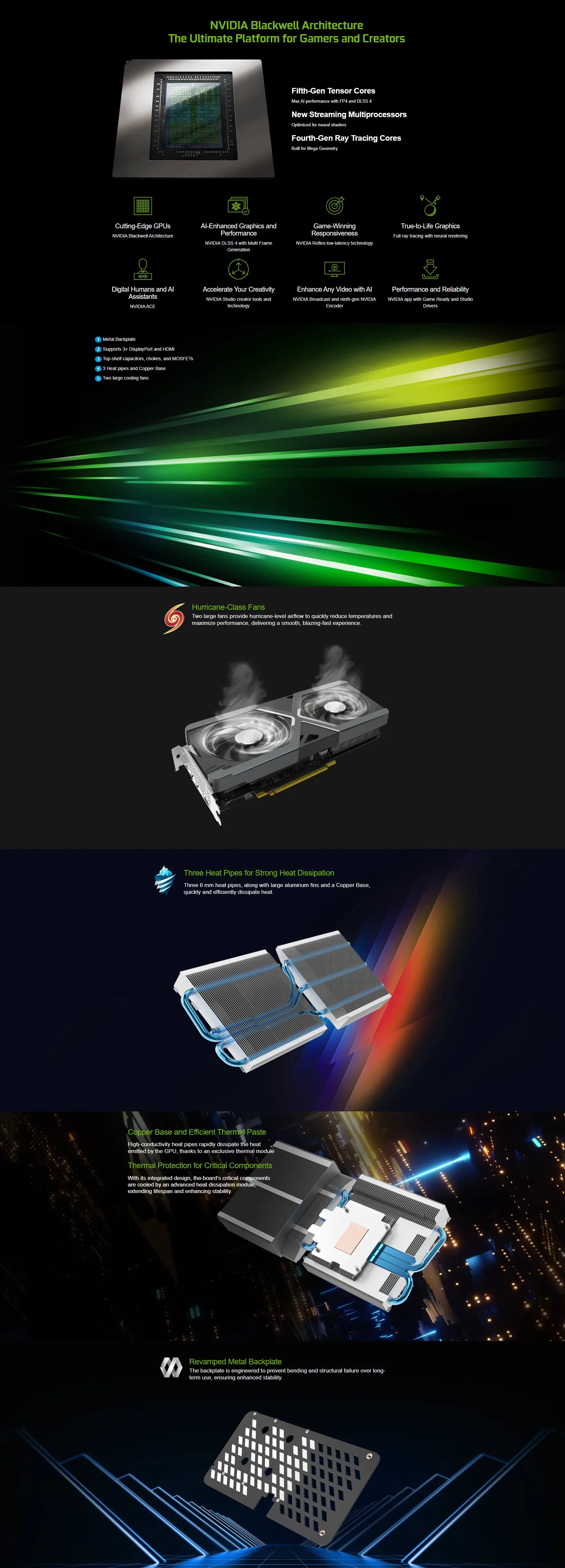 Leadtek GeForce RTX 5060 Ti Hurricane 8GB Graphics Card