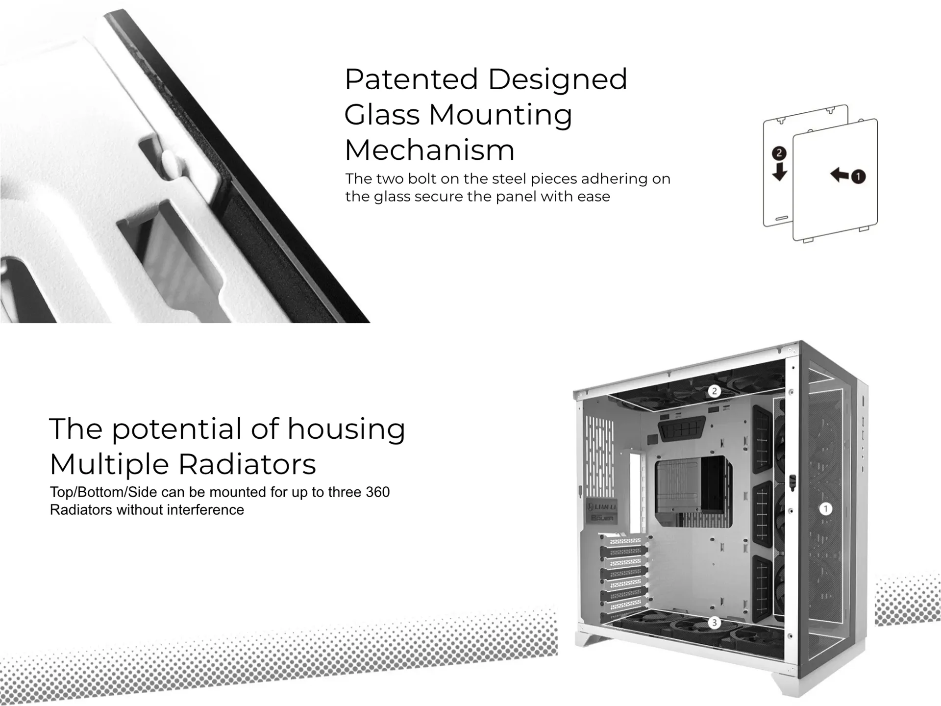 LIAN LI PC-O11-Dynamic ATX Mid Tower Gaming Computer Case - White