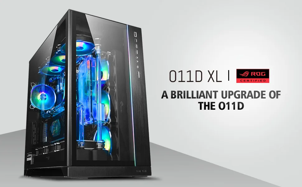 Lian Li O11 Dynamic XL ROG White ATX Full Tower Gaming Case