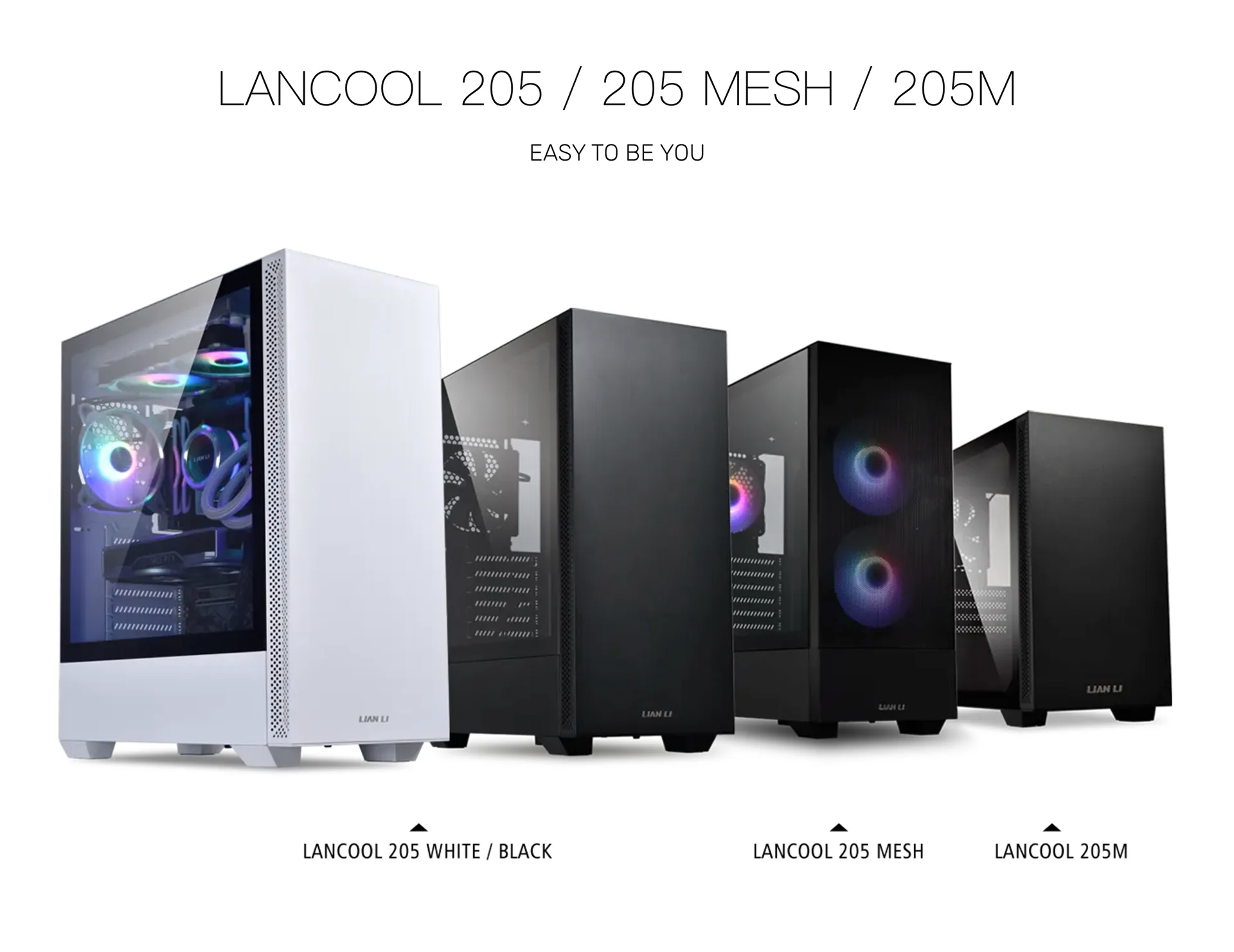 Lian Li LANCOOL 205 Case - Black