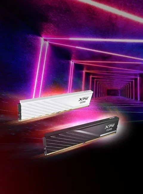 XPG Lancer Blade DDR5 6000MHz CL30 32GB (2x16GB) PC5-48000 RAM 288-Pins UDIMM Desktop Memory Kit (White)