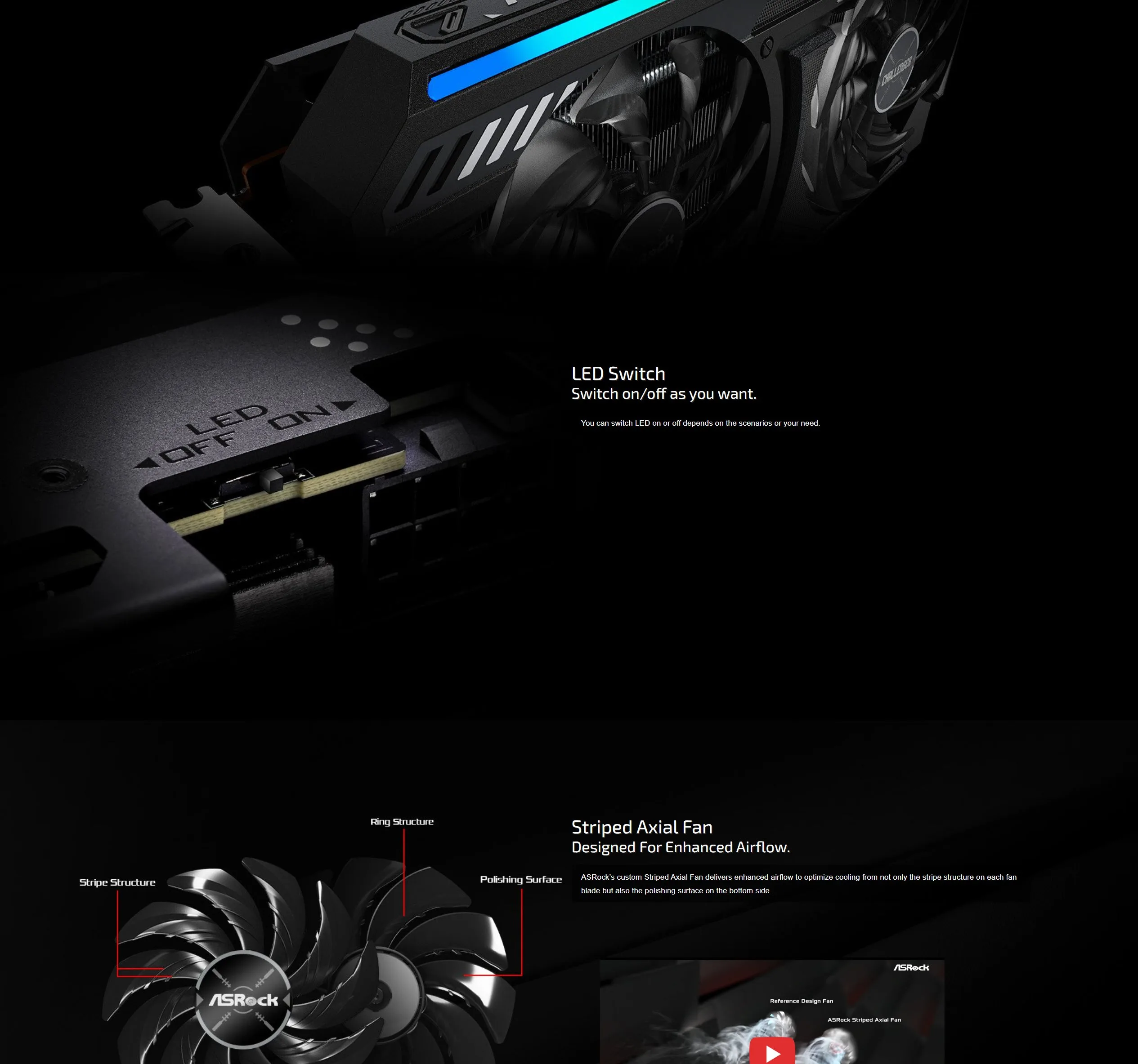 ASRock AMD Radeon RX 9060 XT Challenger 8GB OC GDDR7 Gaming Graphics Card - spec 2 - MegaComputer.pk