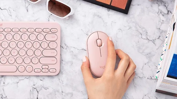 Logitech Pebble Wireless Mouse M350 (Off-White)