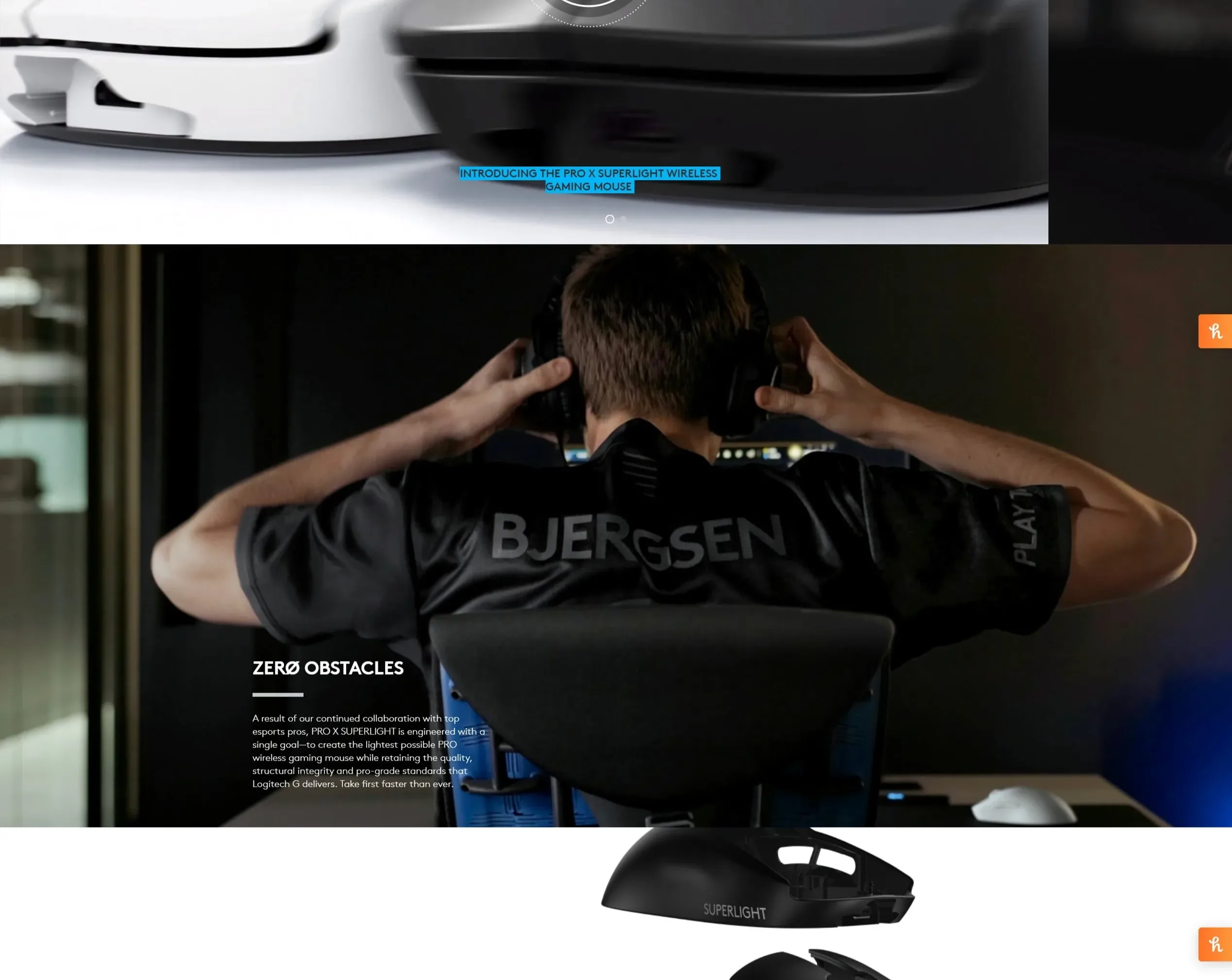 Logitech G PRO X Superlight Wireless Gaming Mouse – White - spec 2 - MegaComputer.pk