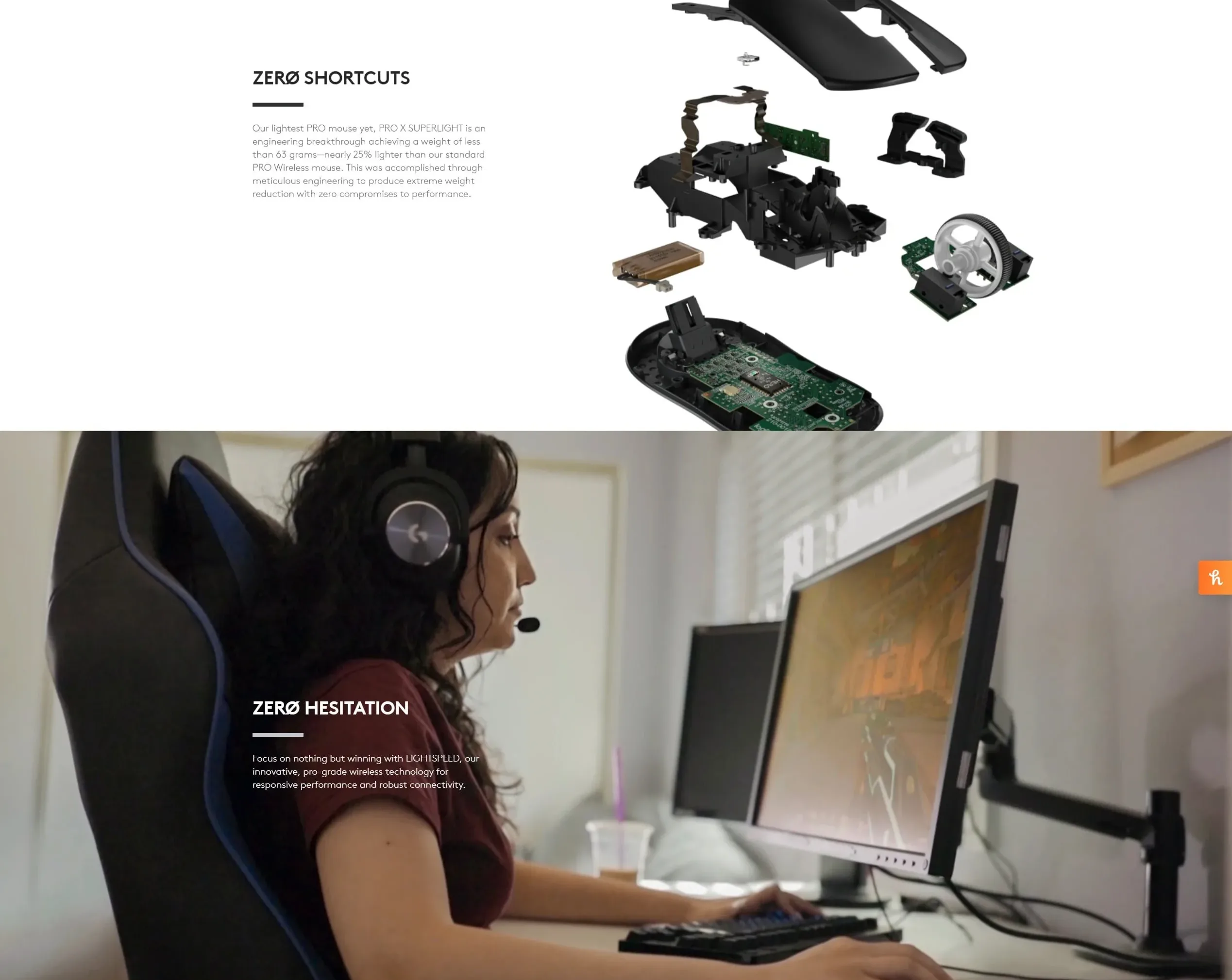 Logitech G PRO X Superlight Wireless Gaming Mouse – White - spec 3 - MegaComputer.pk
