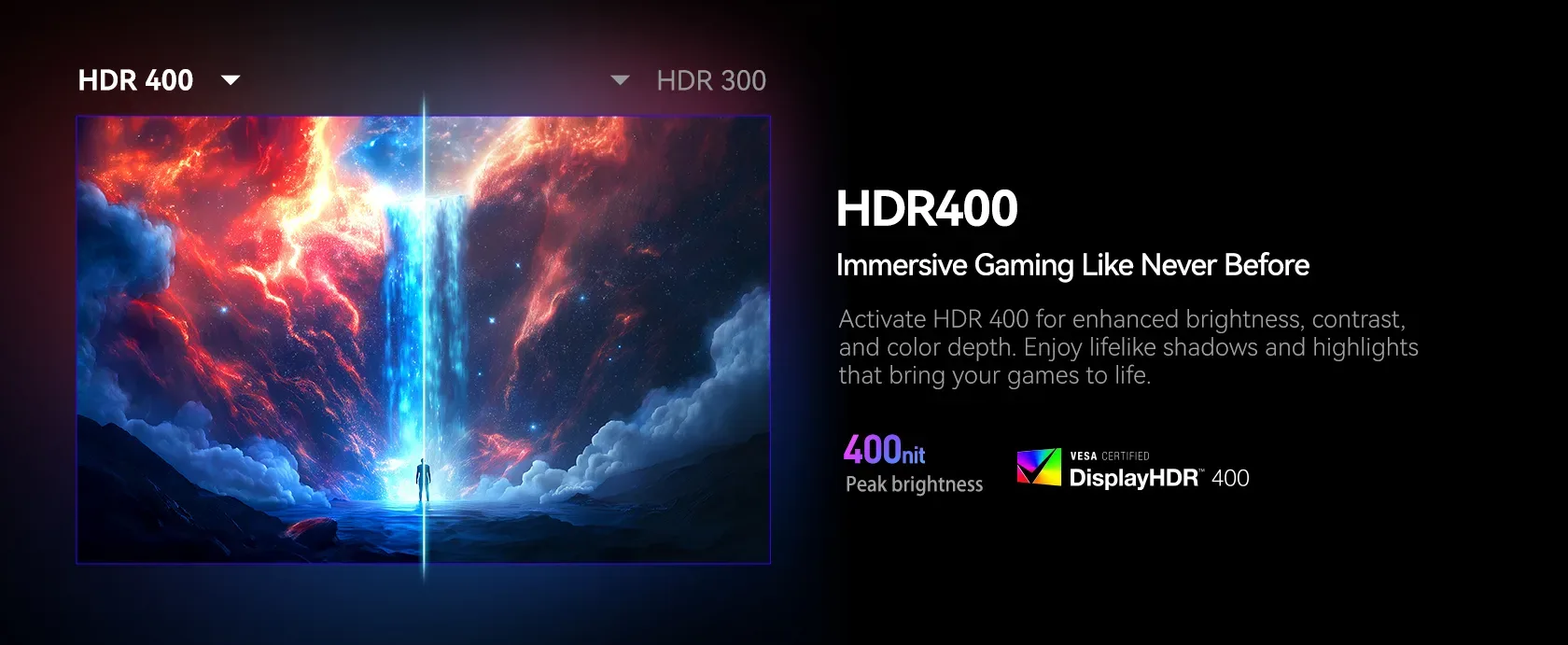 KOORUI G3441XC 34" 240Hz 1ms MPRT sRGB 125%, Adobe RGB 102%, UWQHD VA 1500R Curved Gaming Monitor, HDR 400, 21:9 Aspect 