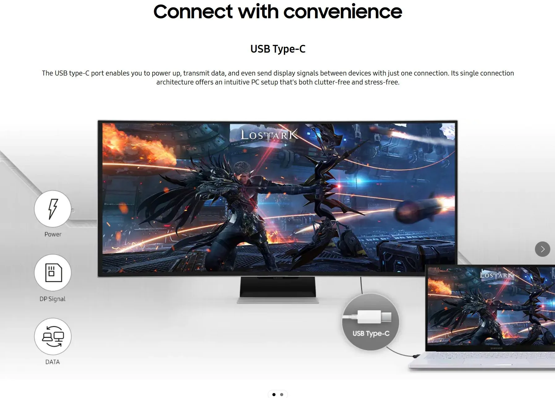 Samsung Odyssey G8 34" LS34BG850 OLED 3440x1440 Resolution 0.1ms 175Hz Smart Gaming Monitor