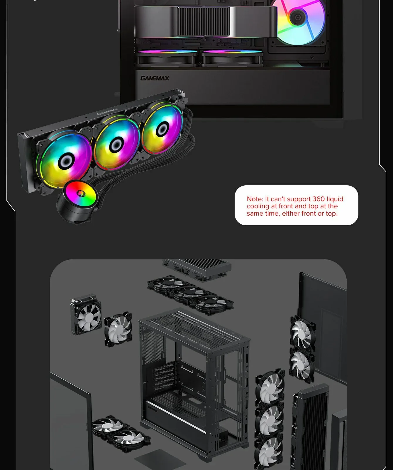 GameMax Defender Mesh Micro-ATX Gaming Case