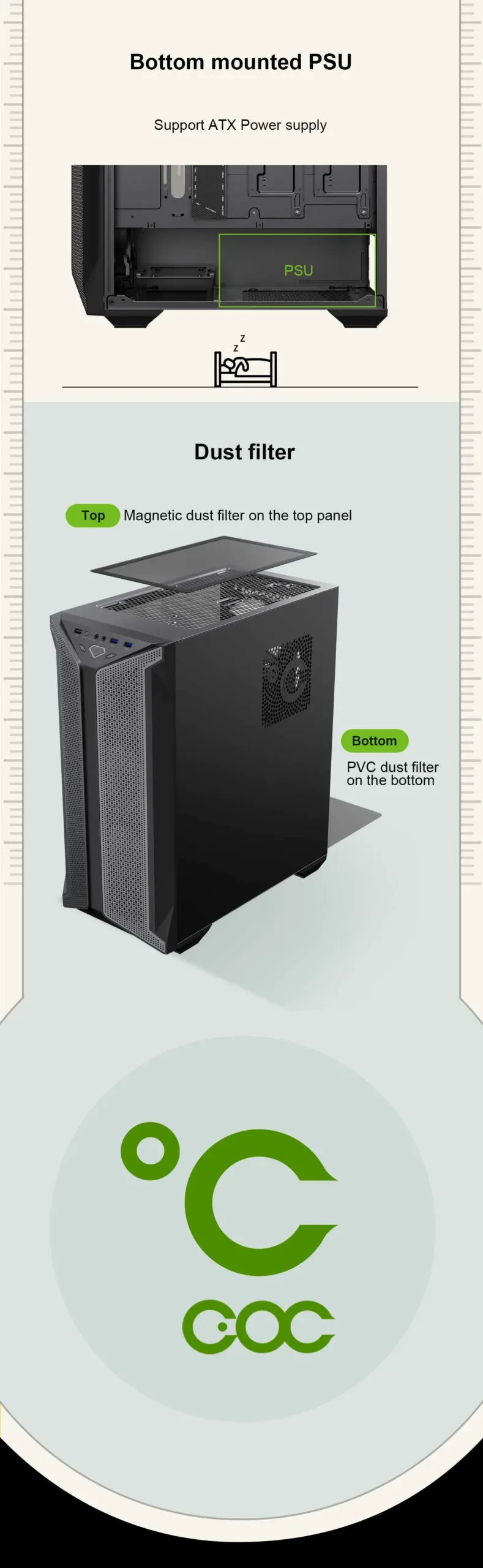 GameMax Brufen C1 COC E-ATX Gaming Case