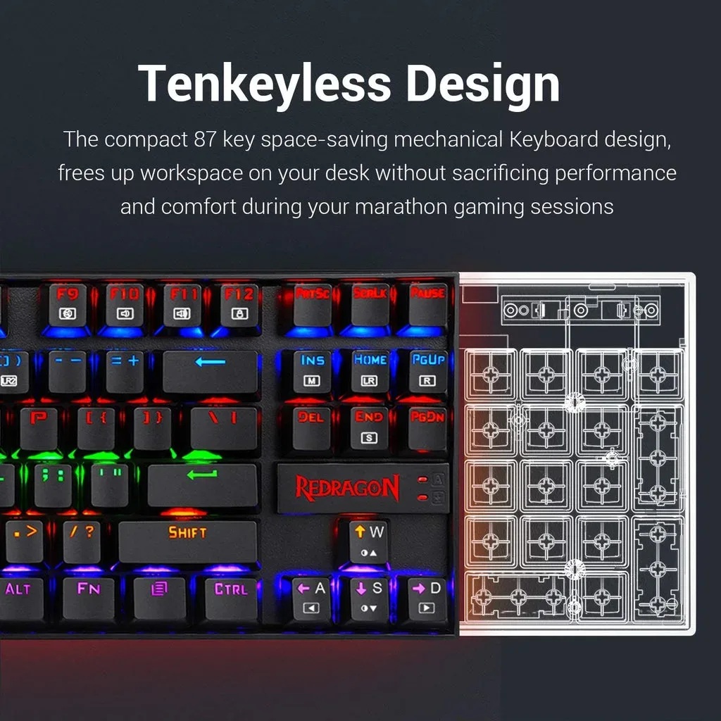 Redragon Kumara K552RGB-1 Mechanical Gaming Keyboard