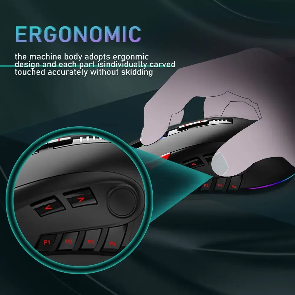 Aula H512 Programming USB Wired Gaming Mouse