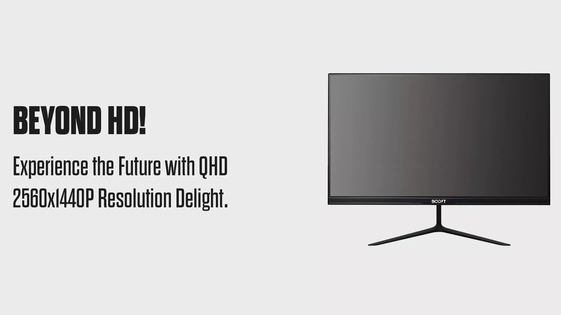 Boost Adonis Pro 27" 2560x1440 IPS 1ms 165hz Free-Sync G-Sync Gaming Monitor