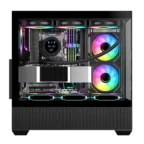 SAMA Neview SV02 ATX Mid Tower Gaming Chassis - Black - Image 2