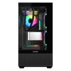 SAMA Neview SV02 ATX Mid Tower Gaming Chassis - Black - Image 7