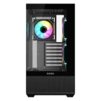 SAMA Neview SV02 ATX Mid Tower Gaming Chassis - Black - Image 8