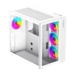 GameMax Infinity ATX Full Tower Gaming Case - White - Image 2