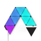 Nanoleaf Shapes Black Triangle LED Wall Lights Smart RGBW Gaming Lights for Room & Modern Decor 16M+ Colors with Music Sync Works with Alexa & Google Assistant, DIY Wall Art (9-Pack Smarter Kit) - Image 2