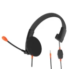 Meetion HP002 3.5mm Single-Ear Telephone Headset - Black - Image 3