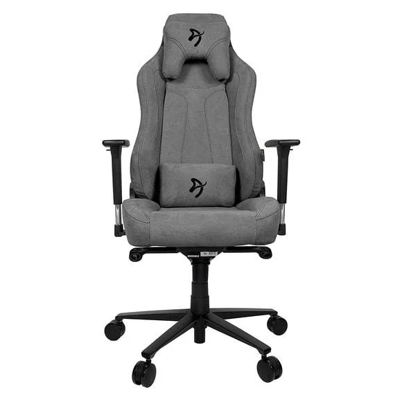 product-119947-1-1 Arozzi Vernazza Soft Fabric Gaming Chair Ash Gray - Image 1