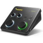 Maono PS22 Lite USB Audio Interface for PC Interface with XLR Input 24-bit/192kHz Routing Software Loopback Asio Driver for Recording Music Home-Studio Guitar Podcast Streaming DAW Black