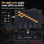 Maono PS22 Lite USB Audio Interface for PC Interface with XLR Input 24-bit/192kHz Routing Software Loopback Asio Driver for Recording Music Home-Studio Guitar Podcast Streaming DAW Black - Image 5