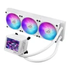 ASUS ROG RUYJIN III 360 ARGB Extreme AIO CPU Liquid Cooler, AMD Ryzen 9000 & Intel Core Ultra Ready, Asetek Gen8 V2 Pump, High Airflow & Static Pressure Magnetic Fans White - Image 2
