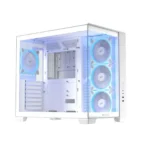 ASUS A32 Plus TG ARGB ATX PC Case - White - Image 2
