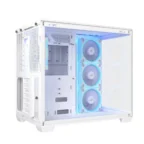 ASUS A32 Plus TG ARGB ATX PC Case - White - Image 3