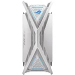 Asus ROG Hyperion GR701 E-ATX 420 mm dual radiator support, four 140 mm fans, metal GPU holder, component storage, ARGB fan hub, 60W Fast Charging Gaming Case (White)