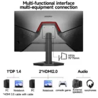 KOORUI G2511X 24.5" 240hz Gaming Monitor FHD 1080p, IPS Panel, 1ms Response Time, Adaptive sync 3-Sided Frameless,Ultra Slim,VESA,DP HDMI - Image 8